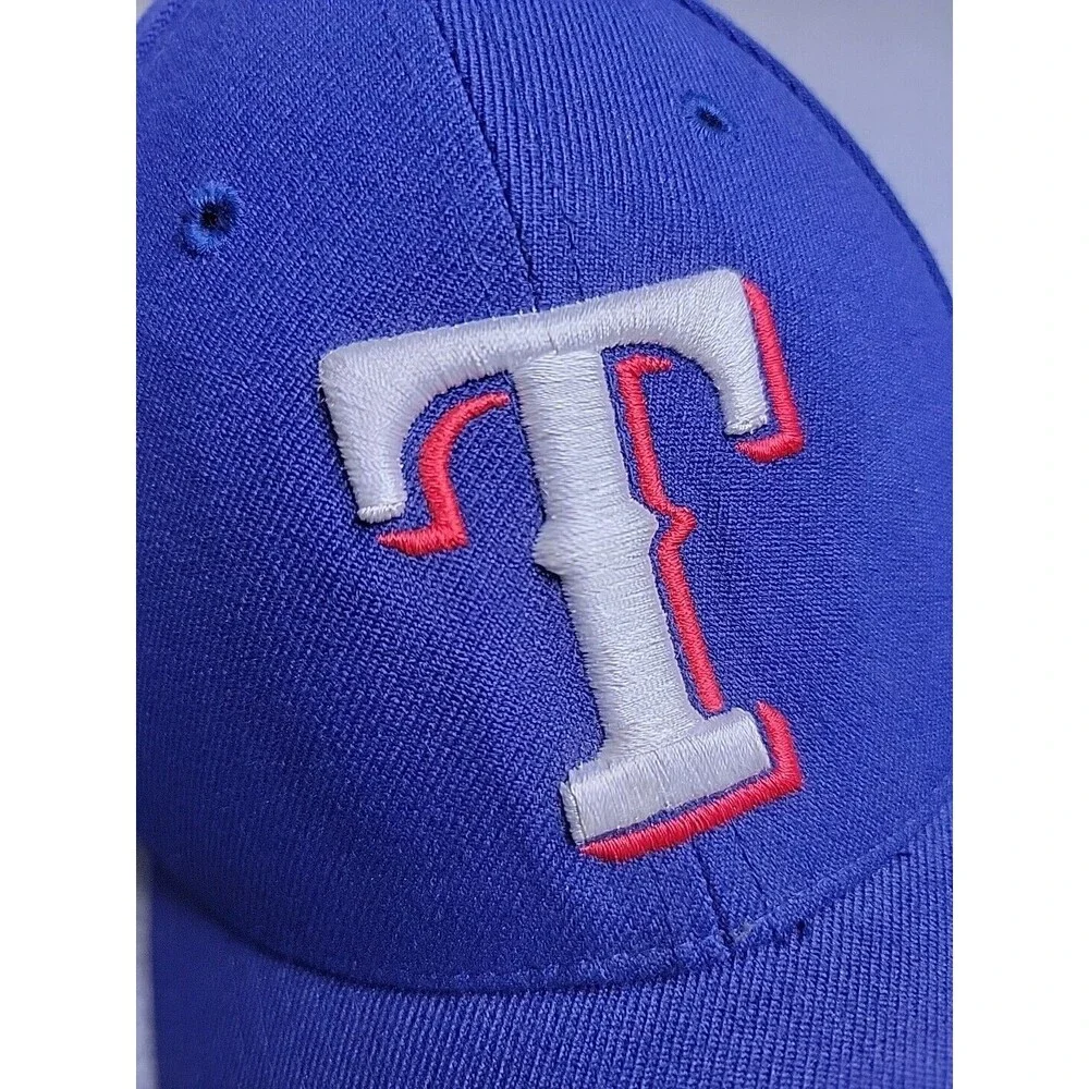 Nike Texas Rangers Hat Cap Strapback Blue Embroidered Swoosh Logo‎ MLB OSFM